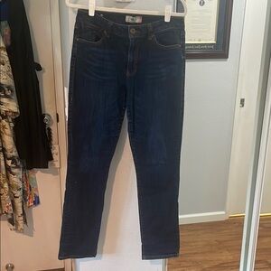 CAbi Blue Straight Leg Jeans Classic Style